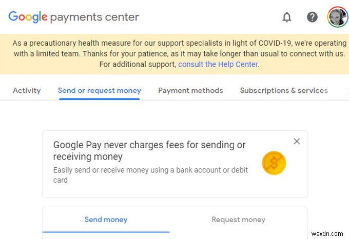 Google Pay を使用してメールで送金する方法