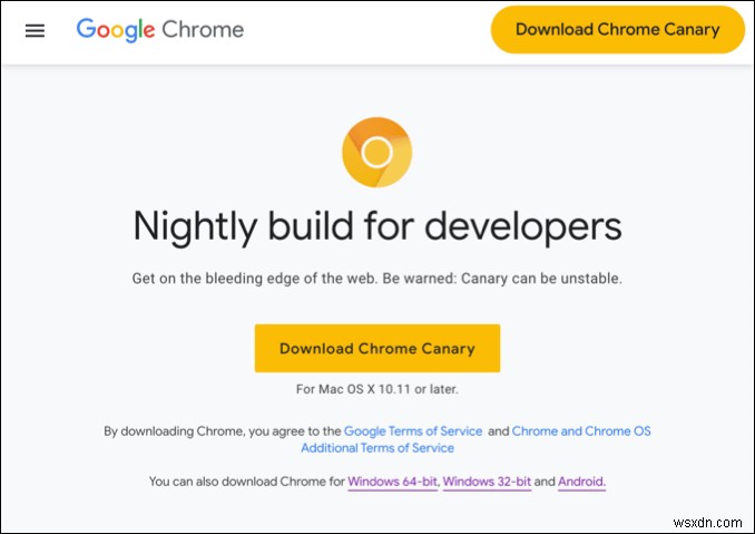 Chrome Canary とは何ですか?それは安全ですか?