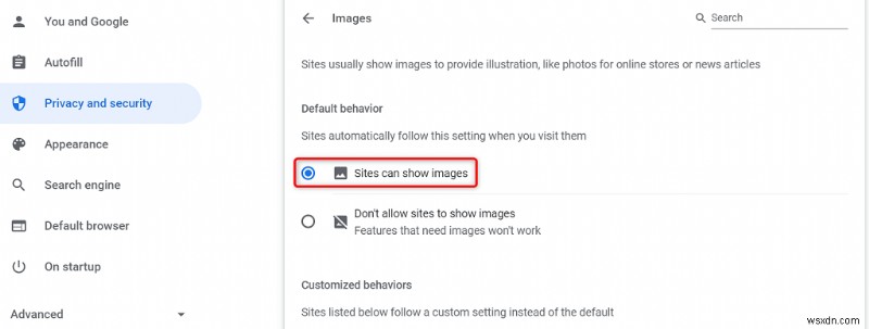 Chrome で読み込まれない画像を修正する方法