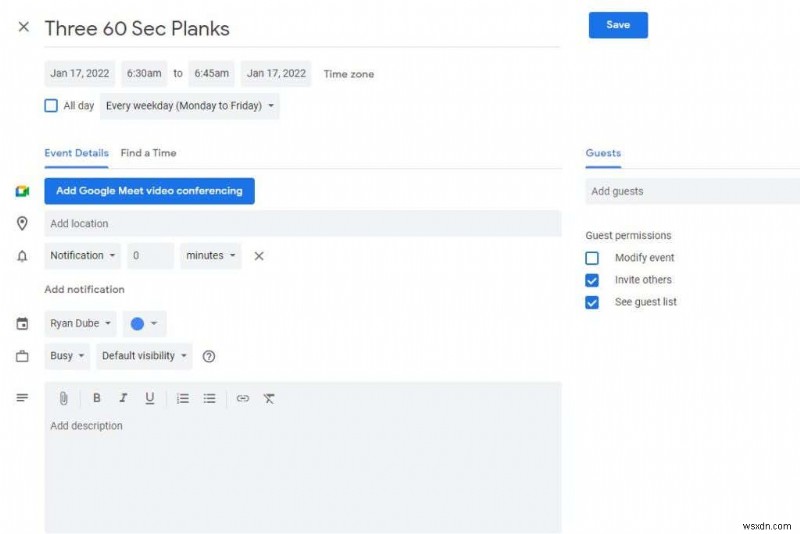 Google カレンダーの通知を使用して Atomic Habits をサポートする方法