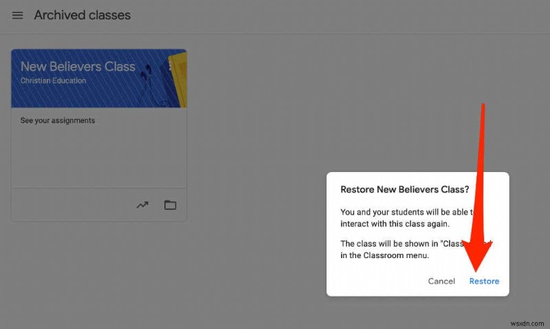 Google Classroom をアーカイブまたは削除する方法