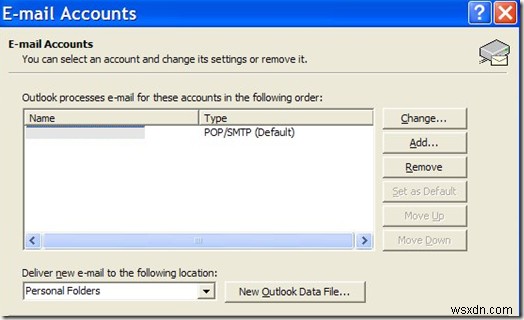 Microsoft Outlook で問題が発生したエラーを修正する 