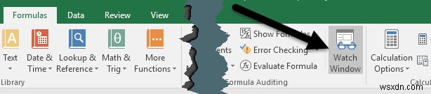 Excel ウォッチ ウィンドウを使用してブック内の重要なセルを監視する