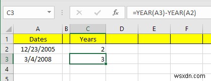 Excelで日付を減算する方法 