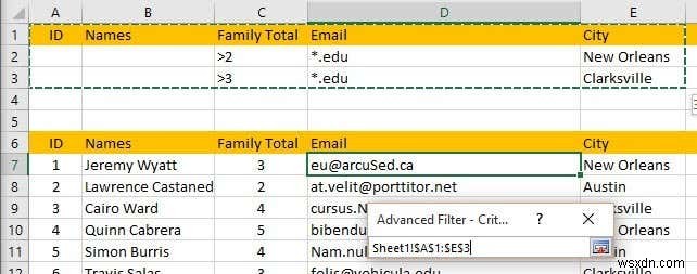 Excel でデータをフィルター処理する方法 