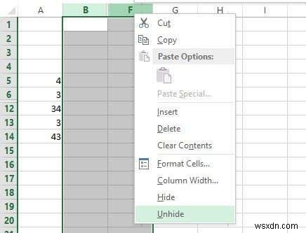 Excel でシート、セル、列、数式を非表示にする方法