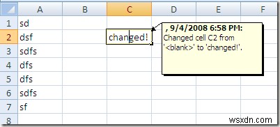 Excel で変更を追跡する方法