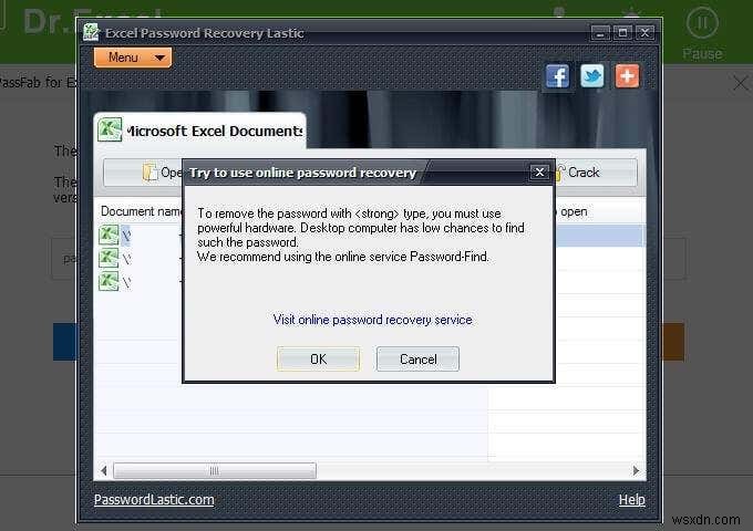 忘れたExcel XLSパスワードを削除、解読、または破る方法 