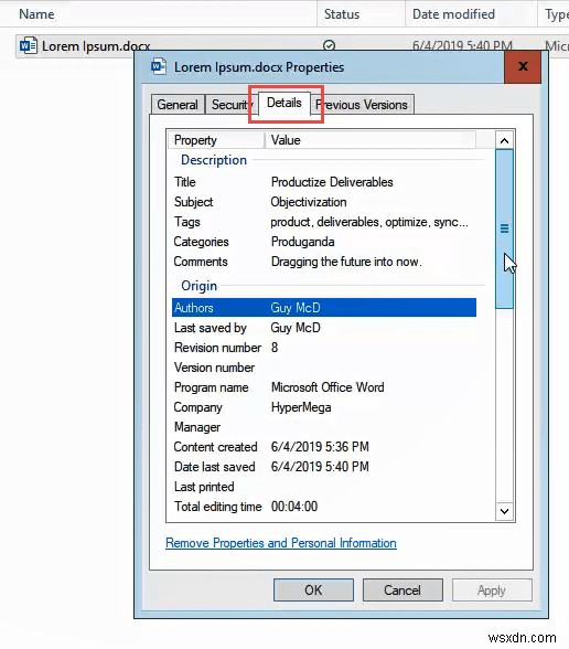 Microsoft Office ドキュメントから個人のメタデータを完全に削除する方法 