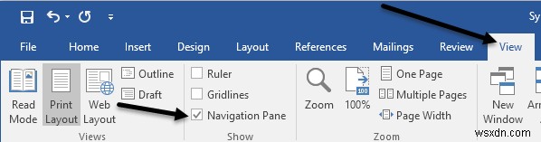 Word ドキュメントに目次をすばやく追加する