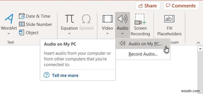 PowerPoint プレゼンテーションに音楽を追加する方法