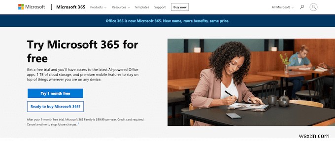 Office 365 を無料で入手する方法