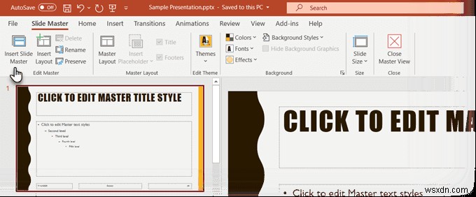 Microsoft PowerPoint でスライド マスターをマスターする方法