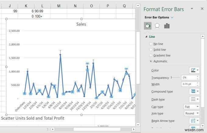 Excel でエラー バーを追加する方法