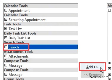 Outlook メールを送信者、日付、キーワード、サイズなどで検索 