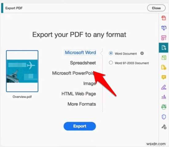 PDF を PowerPoint に挿入する方法 