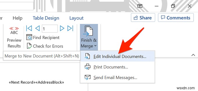 Excel スプレッドシートから Word でラベルを作成する方法