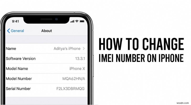 iPhoneでIMEI番号を変更する方法 
