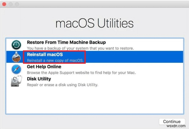 インストール中の Mac ソフトウェア アップデートのスタックを修正