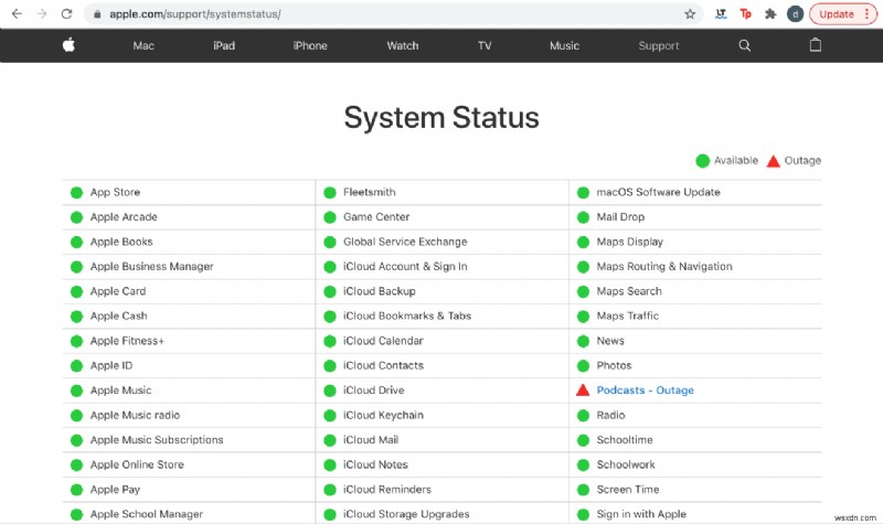 Mac が App Store に接続できない問題を修正