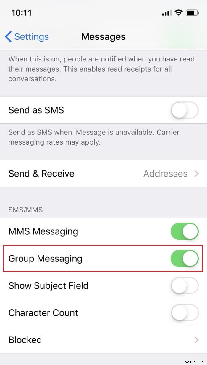 iPhone でグループ テキストを送信する方法