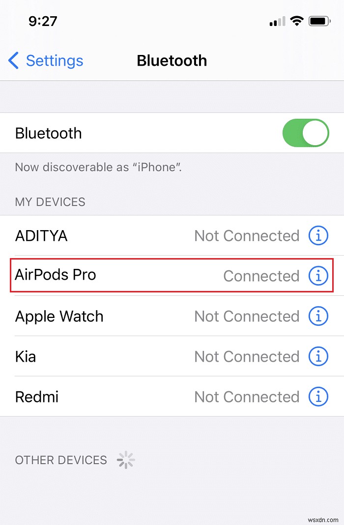 片耳だけで再生される AirPods を修正