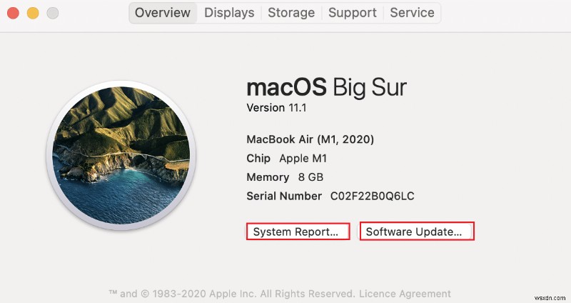 macOS Big Sur の問題を修正する 