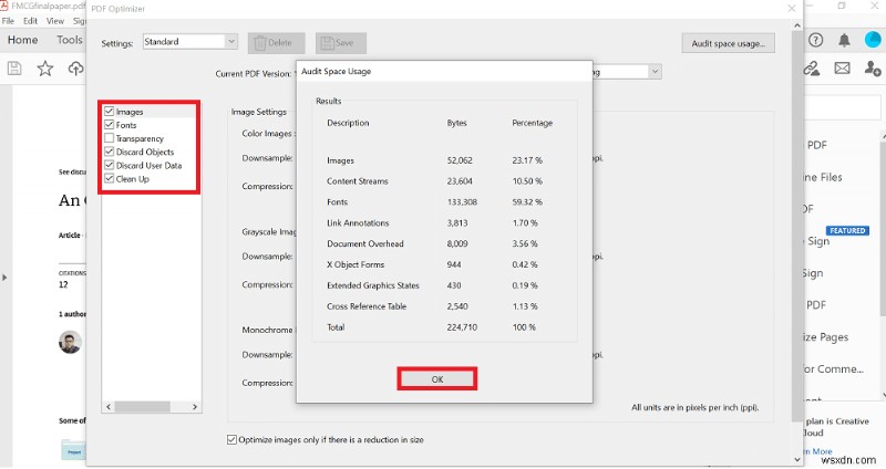 品質を落とさずに PDF ファイルのサイズを縮小する方法