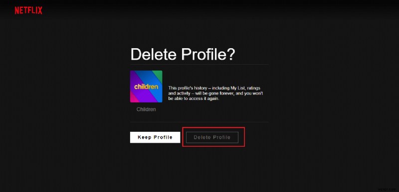 Netflix プロファイルを削除する方法
