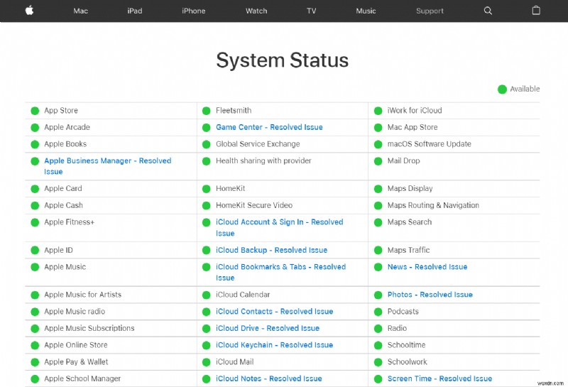 Apple ID サーバーに接続中の検証失敗エラーを修正