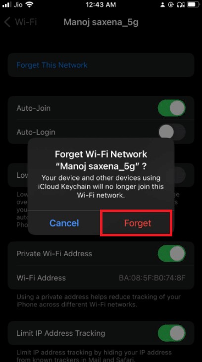 Apple ID サーバーに接続中の検証失敗エラーを修正