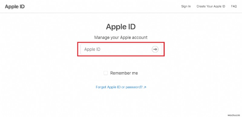 Apple ID サーバーに接続中の検証失敗エラーを修正