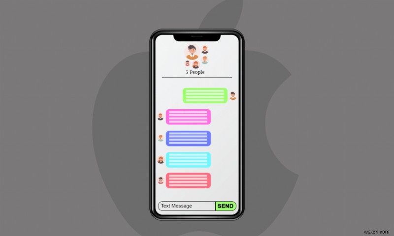 iPhone でグループ テキストに人を追加および削除する方法