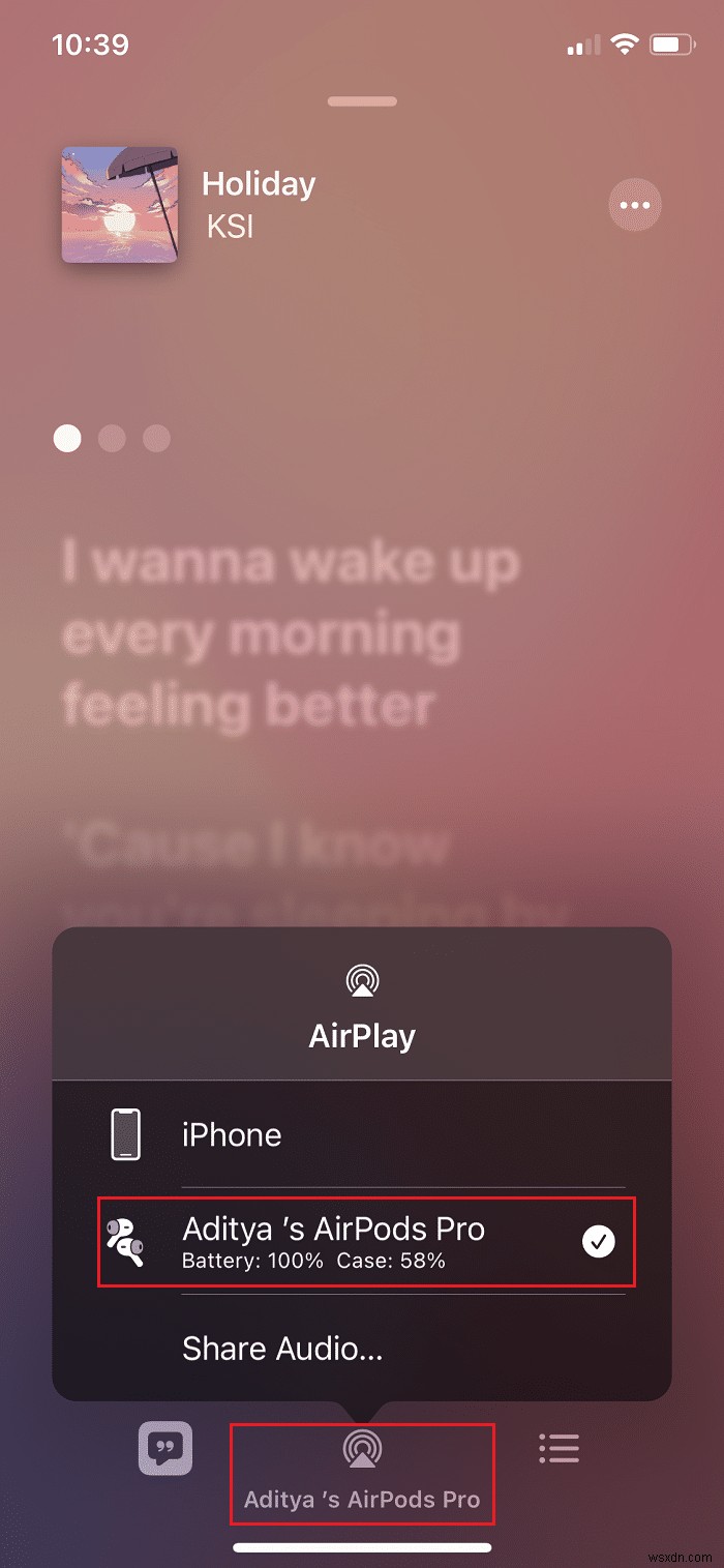 iPhone で AirPlay をオフにする方法