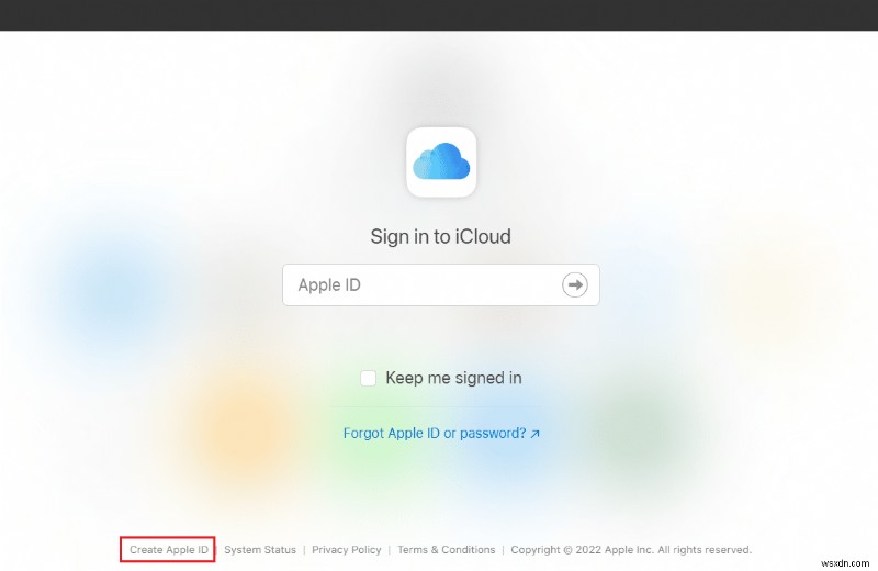 iCloud アカウントにアクセスする方法