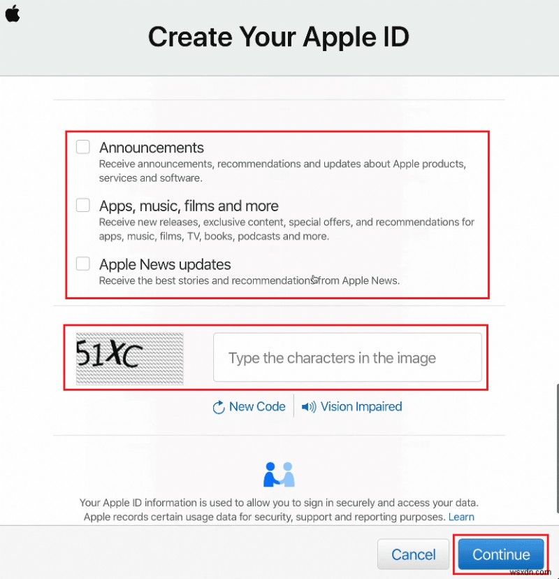 iCloud アカウントにアクセスする方法