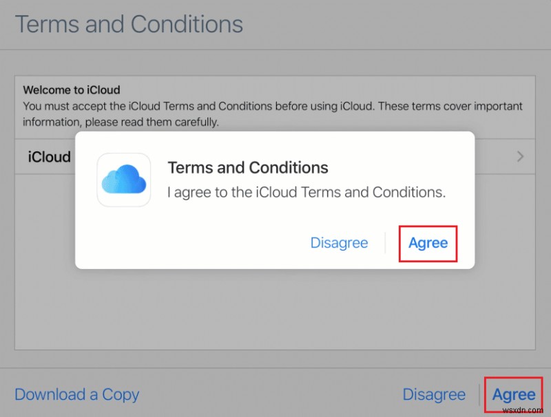 iCloud アカウントにアクセスする方法