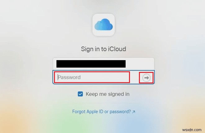 iCloud アカウントにアクセスする方法