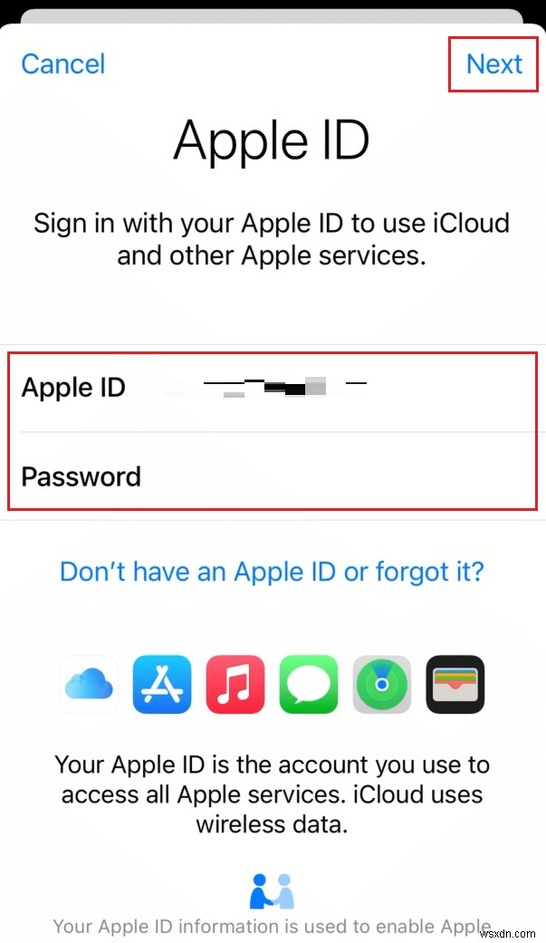 iCloud アカウントにアクセスする方法