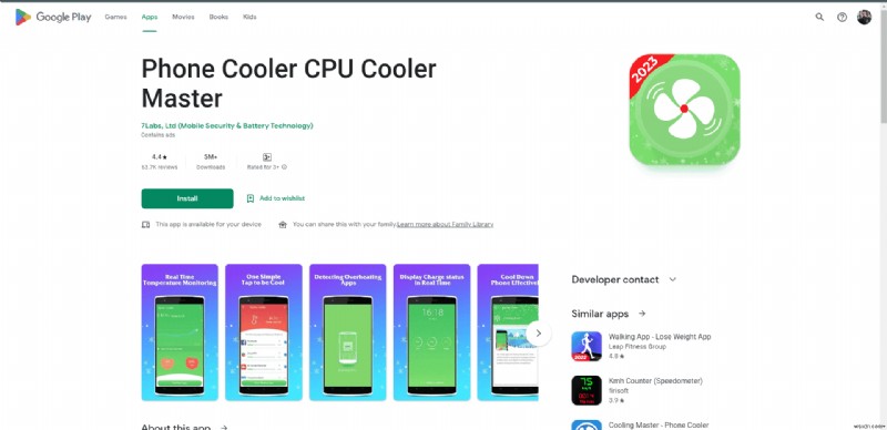 Android と iOS 向けの電話冷却アプリ 11 選