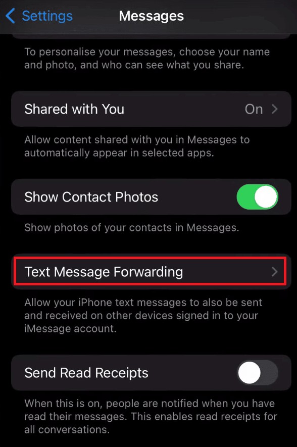 テキスト メッセージを別の iPhone に自動的に転送する方法