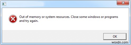 Windows 10でメモリ不足エラーを修正する方法 