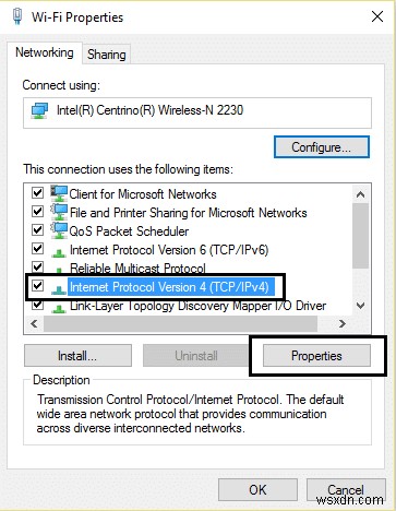 Windows 10 で制限付きアクセスまたは接続なし WiFi を修正する 