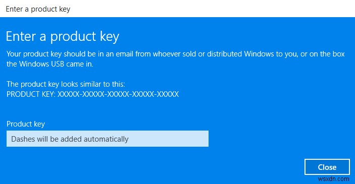 ソフトウェアを使用せずに Windows 10 のプロダクト キーを見つける 