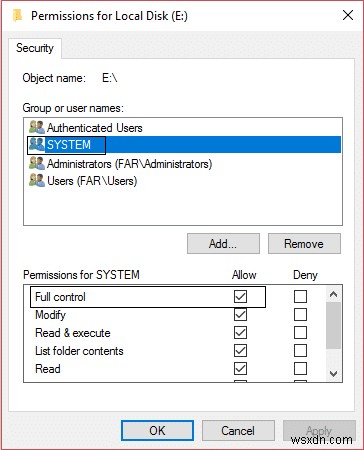 修正エラー 1603:インストール中に致命的なエラーが発生しました 