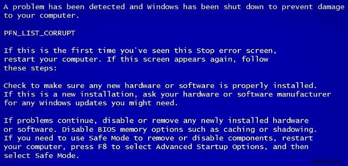 Driver Verifier を使用してブルー スクリーン オブ デス (BSOD) エラーを修正する 