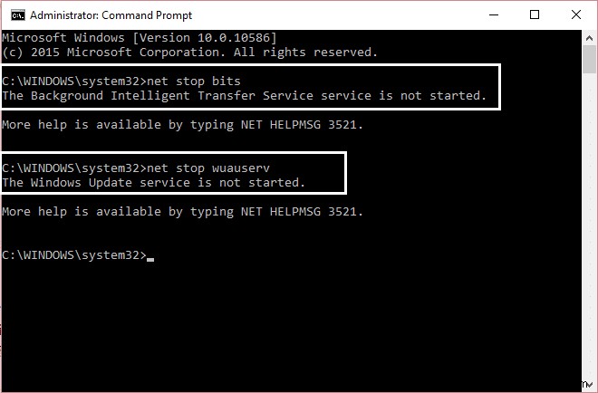 Windows Update エラーコード 8024A000 を修正 