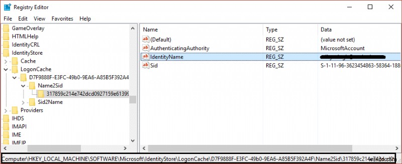 アカウントがこのMicrosoftアカウント0x80070426に変更されていない問題を修正 