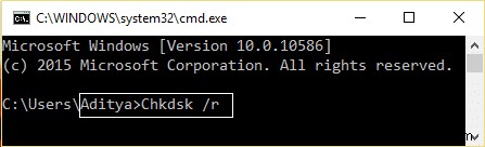 Windows 10でエラーコード0xc0000225を修正 
