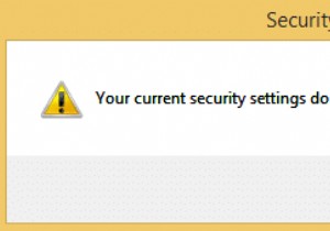 現在のセキュリティ設定では、このファイルをダウンロードできません [解決済み] 